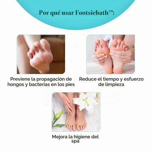 Vista 4 de Footsie - Revestimientos de baño desechables originales para pedicura, 100