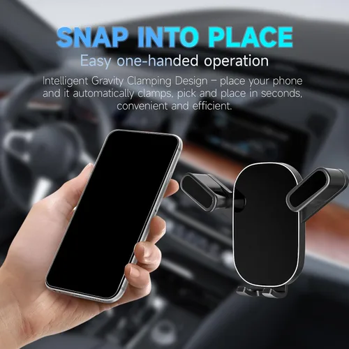 Vista 4 de B&DOG XSIN Soporte de teléfono de coche para Camry 2018-2020 (Negro-B)