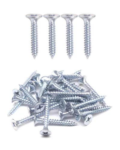 Vista 16 de IMScrews 100 tornillos para paneles de yeso de 1 pulgada, Phillips de cabeza plana #6, rosca fina, punta afilada, ideales para paneles de yeso