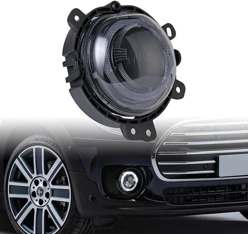 Vista 2 de Luz antiniebla para parachoques delantero derecho del pasajero, DRL, xenón, blanco, lente transparente compatible con BMW Mini F54 Clubman F55 5