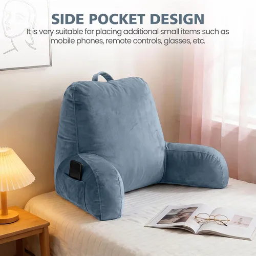 Vista 5 de Almohada de lectura de espuma viscoelástica para sentarse en la cama