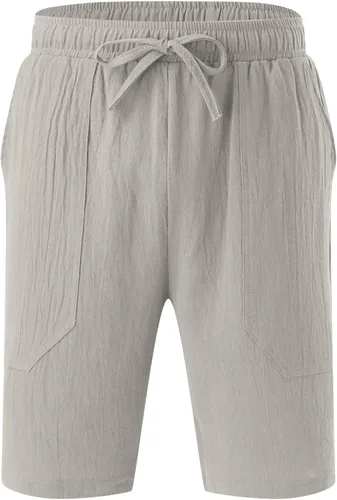 Vista 3 de EELHOE Workout Shorts for Men Regular Fit Graphic Casual Outdoor Soft Pant Lightweight Tropical Wide Leg Shorts