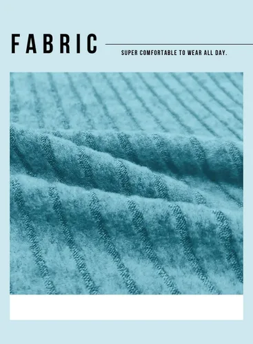 Vista 5 de MIHOLL Blusas elegantes y casuales de manga larga abombadas para mujer