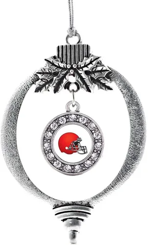 Vista 104 de Inspired Silver - Adorno de cromosoma 21 con dije de círculo de plata con joyas de circonita cúbica