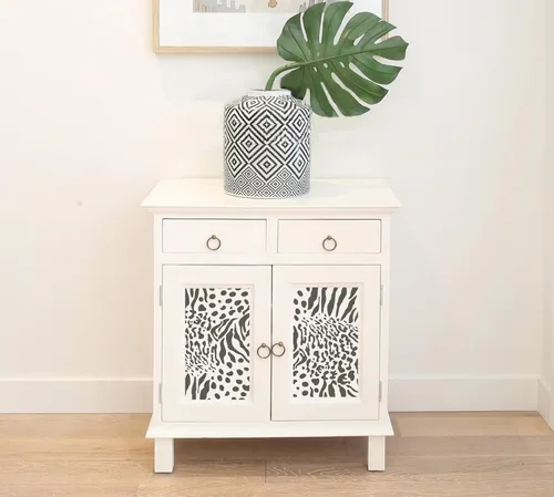 Vista 4 de GSS Designs - Plantillas de piel de animal para pintar sobre lienzo de madera, papel, tela, azulejos, animales, plantillas de impresión de piel, 12