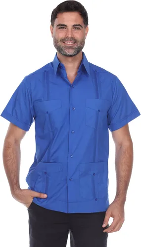 Vista 6 de Mojito Collection Camisa Guayabera de manga corta para hombre