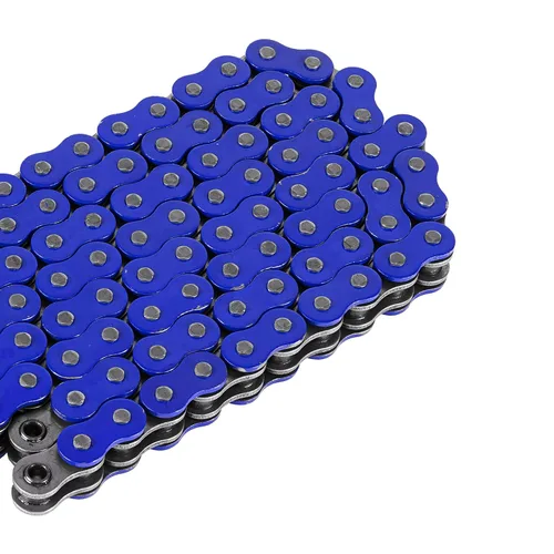 Vista 7 de Caltric Cadena de transmisión de junta tórica compatible con Yamaha Fz6 Fz-6 2004-2008 Azul