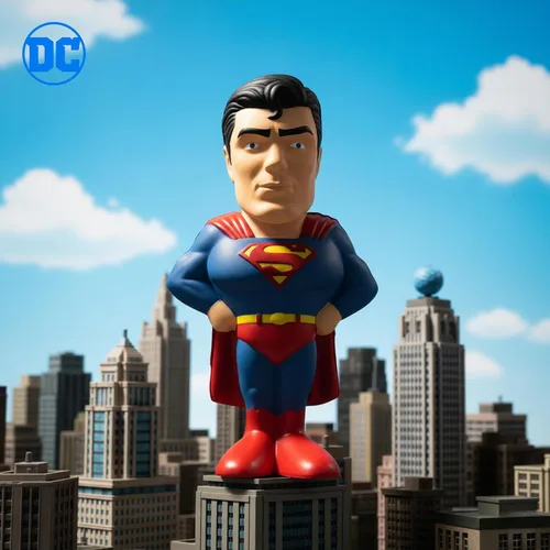Vista 3 de DC Superman Superman Figura Anti Estrés, 5.5 in (SD Distributions sdtwrn89189)