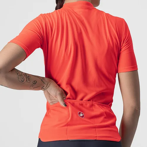 Vista 3 de Castelli Camiseta Anima 3 para ciclismo de carretera y grava para mujer