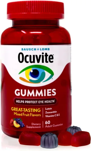 Vista 5 de Ocuvite Gomitas Eye Health, sabores mixtos de frutas, 60 unidades (paquete de 2)