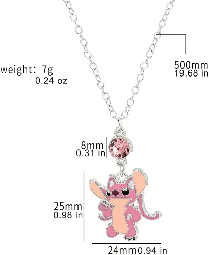 Vista 3 de K Ohana Stitch Keychain Ohana Means Family Gifts for Women Men Girls Boys Fashion Jewelry Backpack Accessories