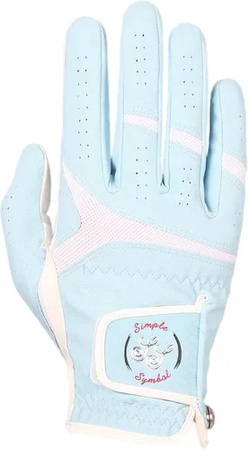 Vista 18 de Guantes de golf para hombre, cuero sintético de alta calidad, agarre estable, paquete de dos