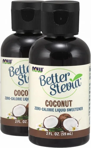 Vista 6 de NOW Foods BetterStevia - Edulcorante líquido de coco sin calorías, apto para diabéticos, sin eritritol, 2 onzas