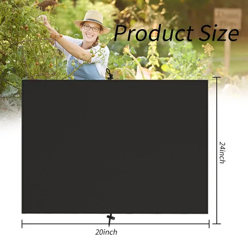 Vista 2 de 3 fundas de repuesto para recolectores de ciudad, cubierta de caja de maceta de 20 x 24 pulgadas, cubierta de kit de replanta para mantillo de jardín
