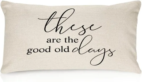 Vista 60 de Better When We are Together - Fundas de almohada lumbar de 12 x 20 pulgadas con citas divertidas de algodón y lino para sofá, decoración de sala