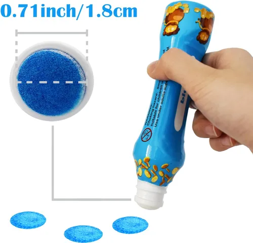 Vista 5 de Yuanhe Bingo Daubers - Marcadores de puntos – 3 oz Paint Dotter Bingo Dabbers/Dobbers, juego de 6