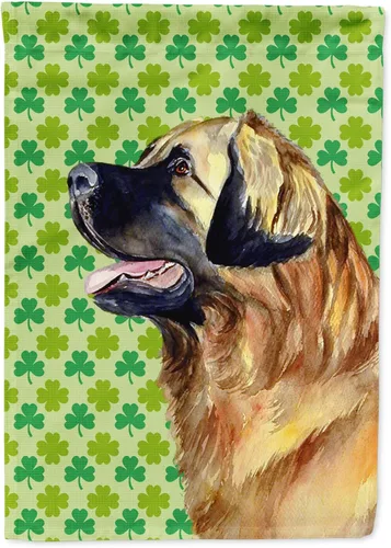 Vista 169 de Caroline's Treasures SS4442GF Affenpinscher Bandera de jardín con retrato de trébol del día de San Patricio para buzón, bandera decorativa