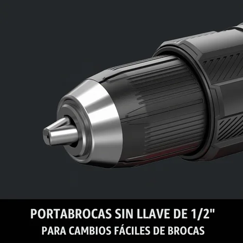 Vista 4 de CRAFTSMAN Taladro de martillo inalámbrico V20, 1/2 pulgada, batería y cargador incluidos (CMCD711D1)