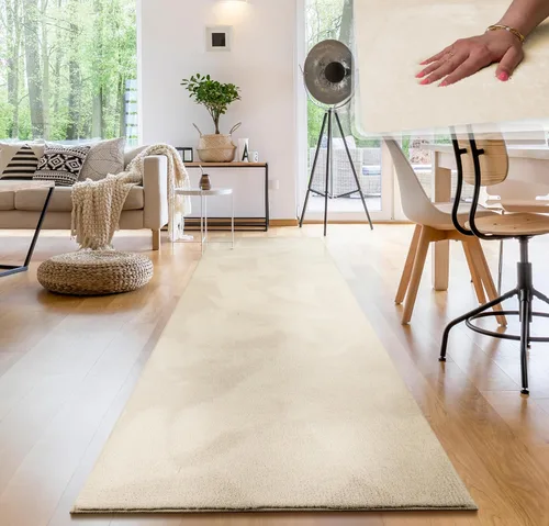 Vista 37 de Paco Home Alfombra suave en cobre acogedora alfombra antideslizante color sólido lavable, tamaño: 6'7" x 9'2" Marrón cobre
