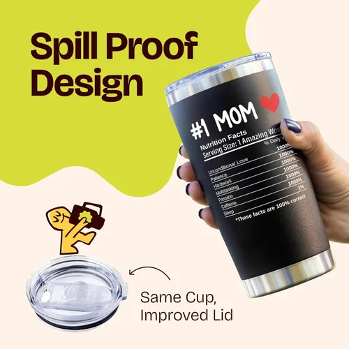 Vista 7 de Regalos de cumpleaños para mamá de hijo – Having Me As a Son Is the Only Gift You Need - Vaso aislado negro de 20 onzas, regalo para la mejor mamá
