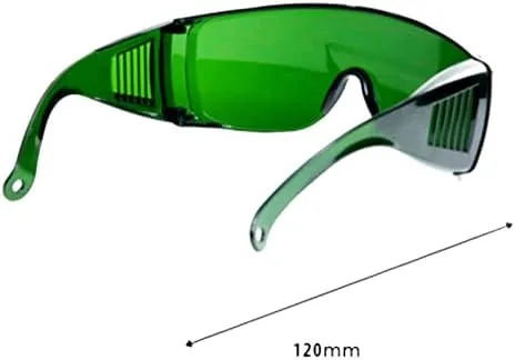 Vista 3 de Gafas de seguridad láser 200-450nm y 800-2000nm 405nm OD4+450nm 808nm 1064nm YAG gafas protectoras con caja
