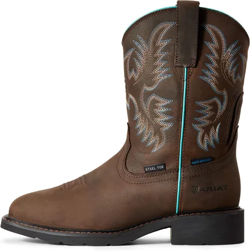 Vista 2 de Ariat Botas de trabajo Krista impermeable con punta de acero para mujer