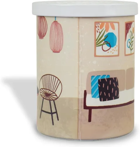Vista 4 de Tuscany Candle Best Pals: Vela neutralizadora de olores perfumada de jazmín y coco, 14 onzas