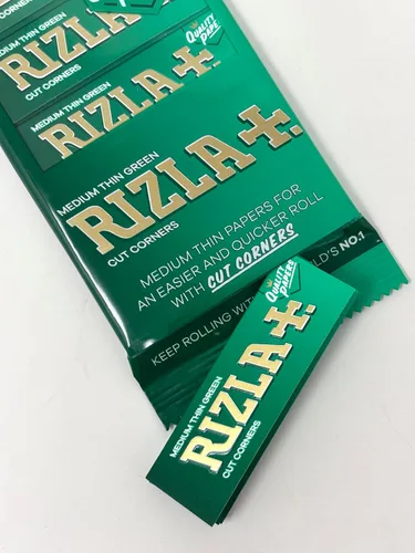 Vista 6 de 5-Booklets Rizla Green - Papel de liar para cigarrillos medianos y finos