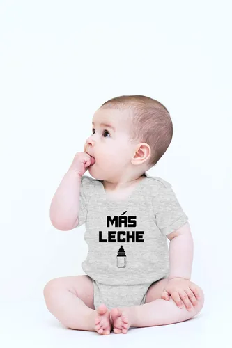 Vista 2 de CBTwear Mas Leche - Ropa de bebé - Divertidos trajes para recién nacidos para niños y niñas