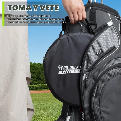 Vista 5 de BAYINBULAK Red de práctica de astillado de golf, accesorios de golf para hombres, 1 paquete