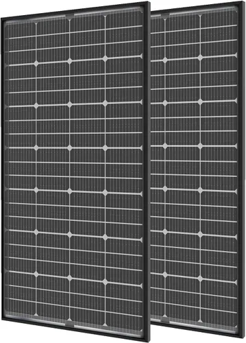 Vista 10 de JJN Paneles solares de 100 W, panel solar monocristalino de 10BB de 12 V 100 W, cargador de alimentación de módulo fotovoltaico de alta eficiencia