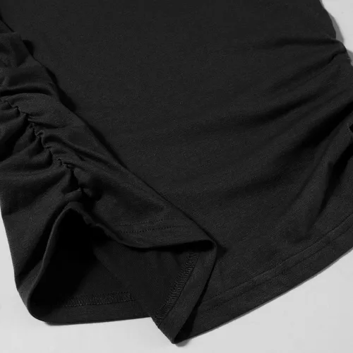 Vista 4 de Bhome Camiseta de maternidad de manga corta para verano, para embarazo