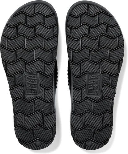 Vista 6 de Litfun Sandalias ortopédicas cómodas con soporte de arco para fascitis plantar, color negro 38