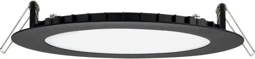 Vista 9 de Juno Luz empotrable LED de 6 pulgadas, CCT 5 en 1, borde plano ultrafino Negro mate