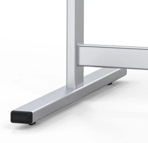Vista 6 de Viz-pro - pizarra magnética portátil de doble cara 48 x 24 pulgadas, marco de aluminio y soporte.