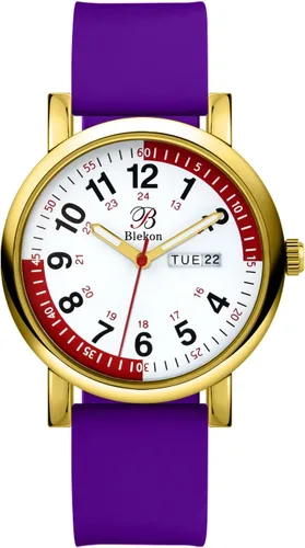 Vista 11 de Blekon Pulsometer Nurse Watch with Secondhand – Scrub Matching Band Colors for Medical Professionals – Super Easy to Read Dial w/Day and Date