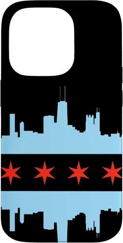 Vista 17 de Chicago Flag Skyline City of Chicago Pride Case for iPhone 17