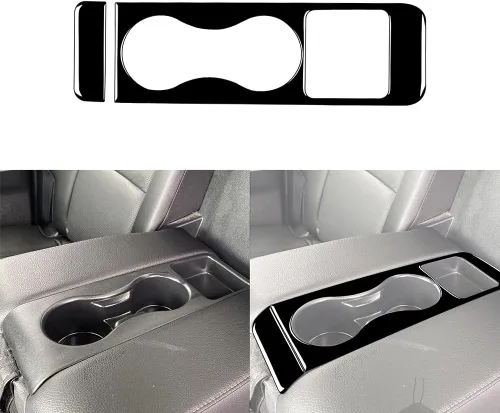 Vista 10 de 4 calcomanías para auto con diseño de pilar en el interior del espejo retrovisor compatible con Ridgeline 2017 2018 2019 2020/Passport
