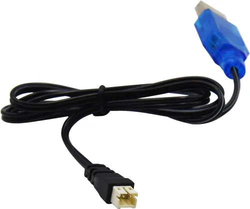 Vista 6 de Blomiky 1S Lipo 3.7V-3.8V 0.5A Cable de carga USB con conector PH2.0 enchufe compatible con EMAX Small Hawk S o Free Style RC Drone / 3.7V Ph2.0 USB