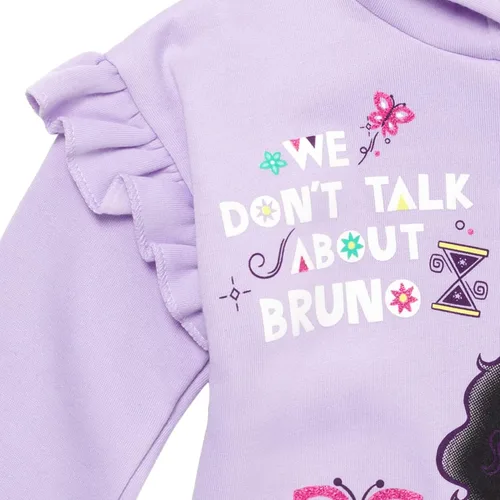 Vista 6 de Disney Encanto Mirabel - Sudadera con capucha de forro polar para niñas pequeñas y grandes