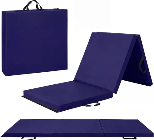 Vista 11 de Antsy Pants Colchoneta de gimnasia para niños, fácil de limpiar, resistente, plegable, acolchada, ligera, portátil, equipo de gimnasia para juego