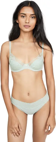 Vista 5 de Natori Aros Flora Contour para mujer negro/moca claro