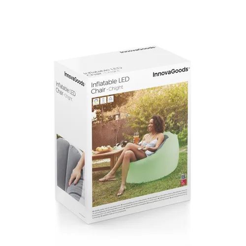 Vista 15 de Sillón Hinchable con LED Multicolor y Mando Chight InnovaGoods