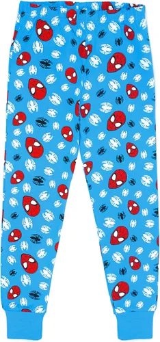 Vista 6 de Marvel Spider-Man Pyjamas Comic Kids Boys Blue Long PJ Nightwear