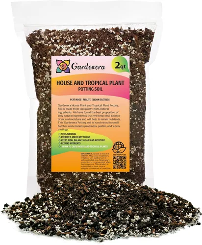 Vista 79 de Gardenera Tierra para macetas prémium para plantas de interior y plantas tropicales, tierra para replantear todo tipo de plantas de interior - 1