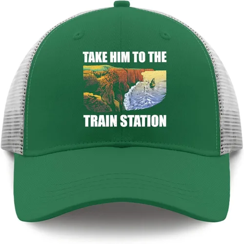 Vista 9 de devor Cap Take Him to The Train Station Dad Hats for Women Funny Dad Hat Adjustable