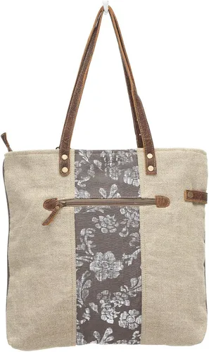 Vista 3 de Myra Bag S Old Key S-0738 - Bolsa de lona reciclada Multi color talla única