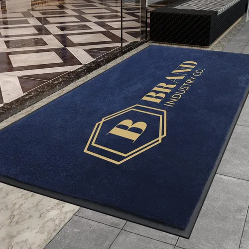 Vista 11 de Tapetes comerciales personalizados con logotipo personalizado, tapete de entrada grande, rascador de zapatos, tapete de entrada antideslizante