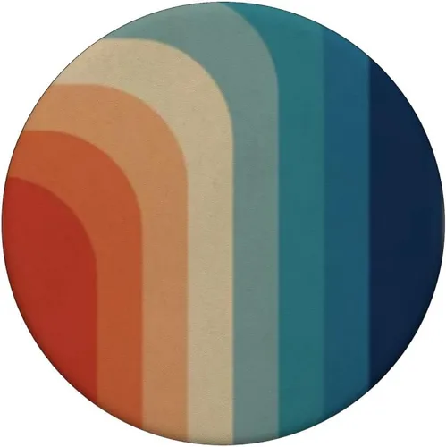 Vista 3 de PopSockets de los años 60 y 70, diseño de rayas hippie