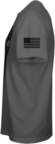Vista 4 de Camiseta patriótica para hombre USA American Skull